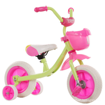 2016 new children tricycle in three wheel pink princess tricycle baby tricycle factory